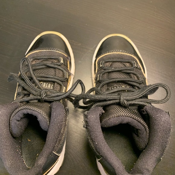 Nike Air Jordan 11 Retro Jubilee 25th Anniversary 378039-011 - Kids size 12C - Picture 5 of 9